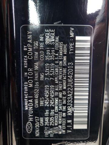 2018 HYUNDAI TUCSON VAL #3305407306