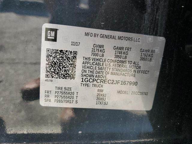 2018 CHEVROLET SILVERADO #3253662048