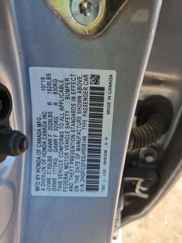 2020 HONDA CIVIC SPOR #3266885043