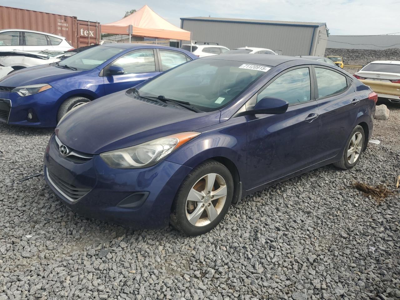 Lot #3287681029 2013 HYUNDAI ELANTRA GLS