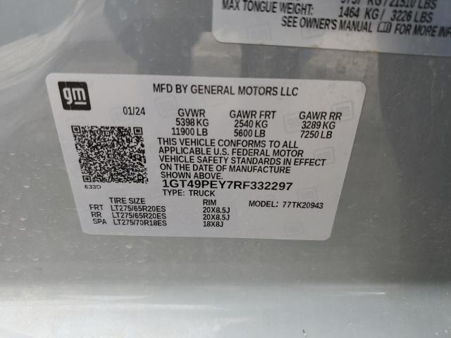 2024 GMC SIERRA K2500 AT4 1GT49PEY7RF332297