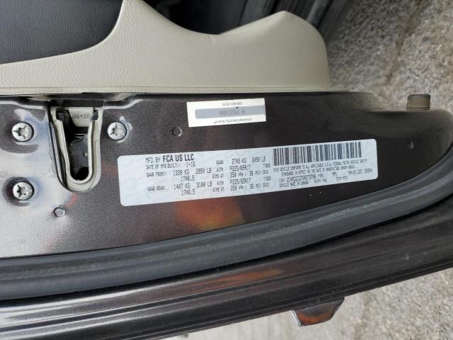 2016 DODGE GRAND CARA 2C4RDGCG7GR273708