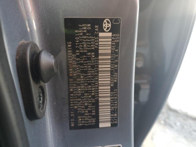 2020 TOYOTA COROLLA LE 5YFEPRAE8LP121322