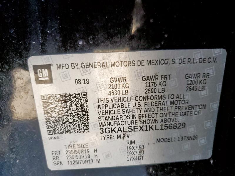2019 GMC TERRAIN DE 3GKALSEX1KL156829