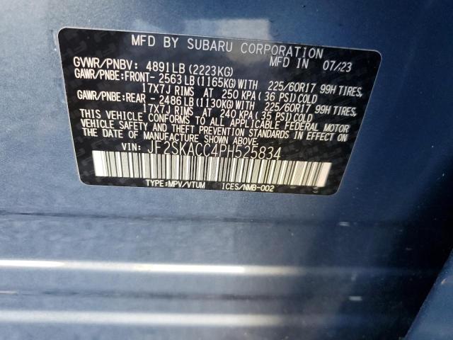 2023 SUBARU FORESTER - JF2SKACC4PH525834