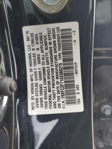 2016 HONDA CIVIC EX 19XFC2F71GE086275
