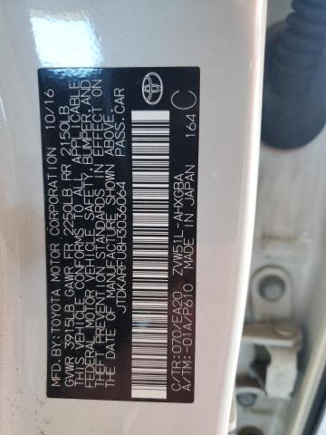 2017 TOYOTA PRIUS - JTDKARFU8H3036064