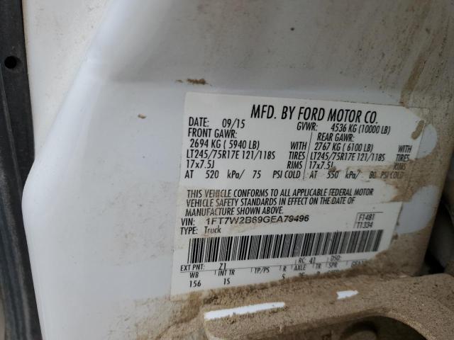 2016 FORD F250 SUPER - 1FT7W2B69GEA79496