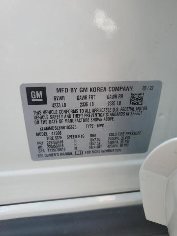 2022 BUICK ENCORE GX SELECT KL4MMDSL8NB105623