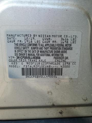 2020 NISSAN KICKS S - 3N1CP5BV0LL493056