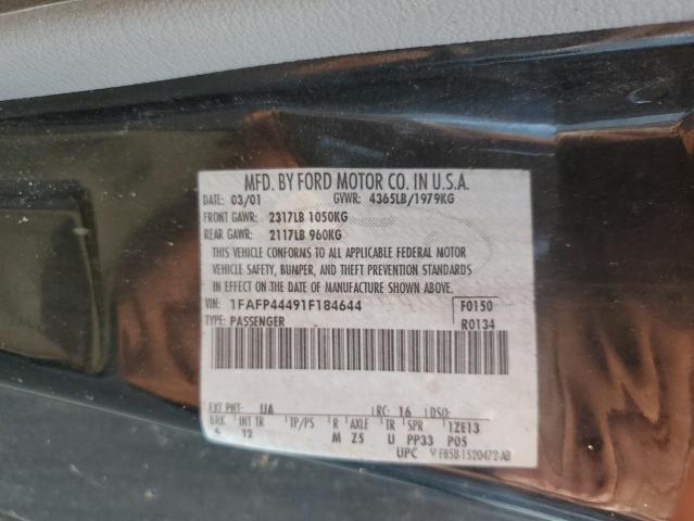 2001 FORD MUSTANG #3302650043