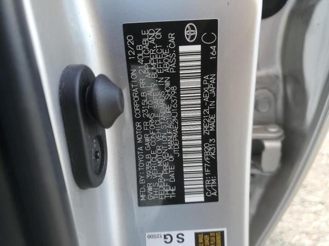 2021 TOYOTA COROLLA LE - JTDEPMAE2MJ163798