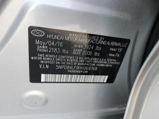 2017 HYUNDAI ELANTRA SE 5NPD84LF9HH069768