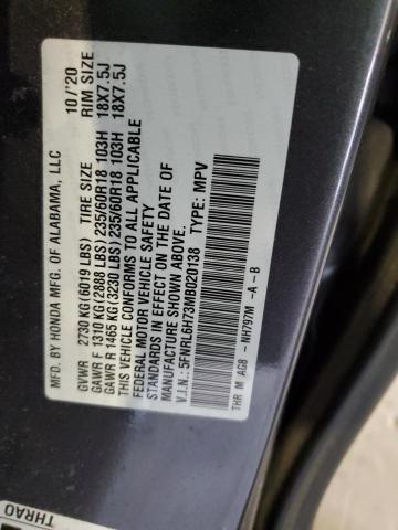 2021 HONDA ODYSSEY EXL - 5FNRL6H73MB020138
