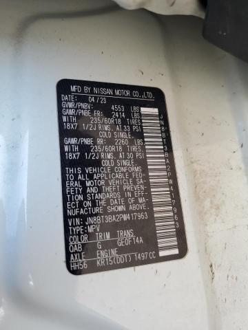 2023 NISSAN ROGUE SV JN8BT3BA2PW417963