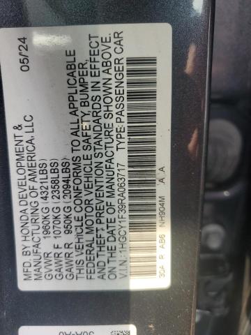 2024 HONDA ACCORD EX #3308436296