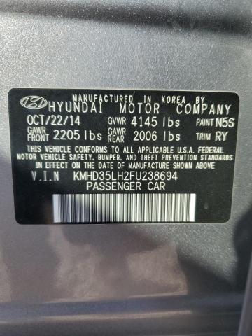 2015 HYUNDAI ELANTRA GT - KMHD35LH2FU238694