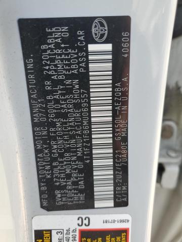 2021 TOYOTA AVALON TRD 4T1FZ1FB6MU069557