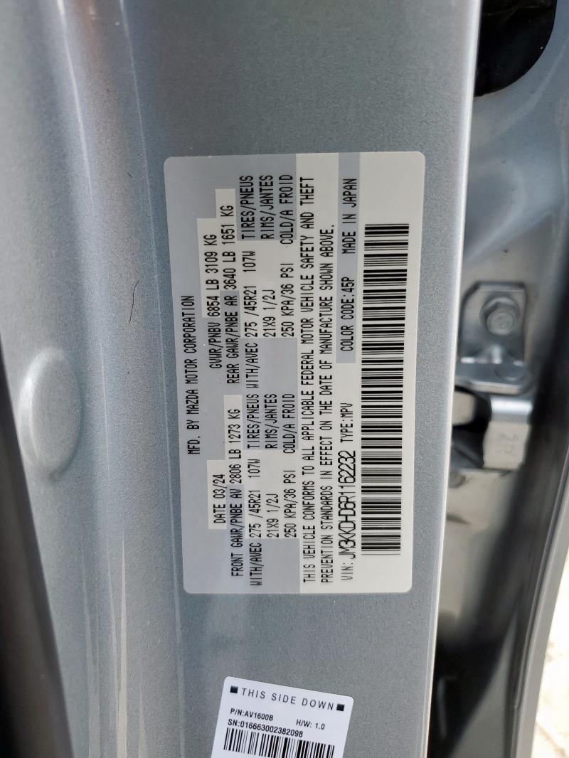 2024 MAZDA CX-90 PREM JM3KKDHD6R1162232