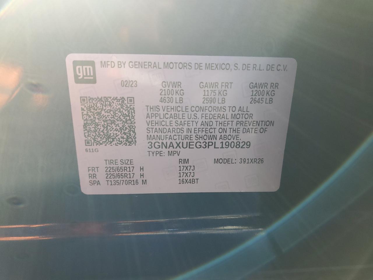 CHEVROLET EQUINOX LT