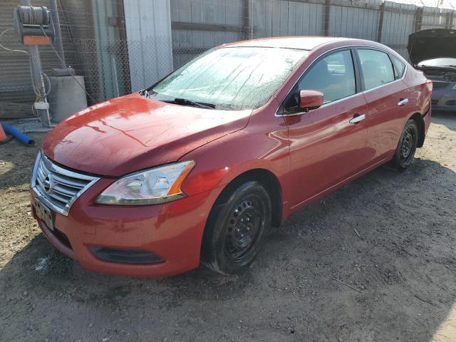 NISSAN SENTRA S 2014 red  gas 3N1AB7AP5EY323172 photo #1