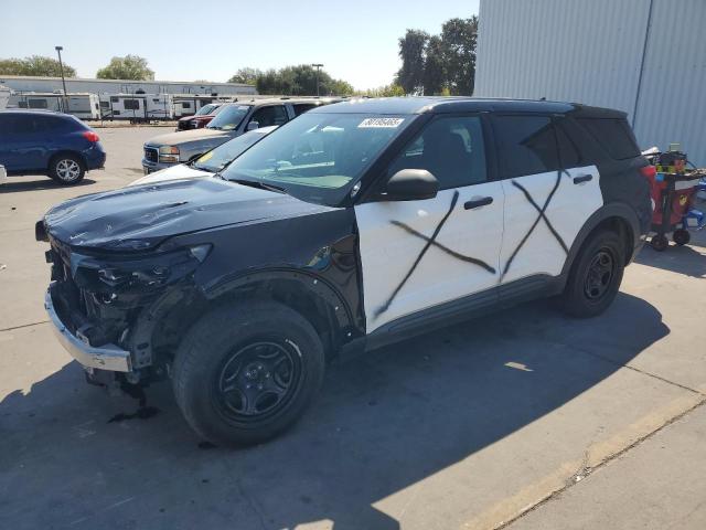 FORD EXPLORER P 2020 two tone  gas 1FM5K8AB5LGA07578 photo #1