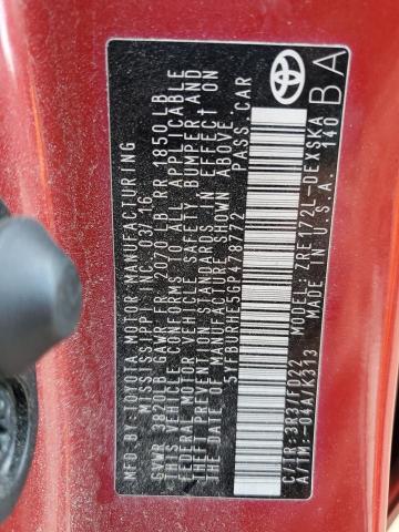 2016 TOYOTA COROLLA L - 5YFBURHE5GP478772