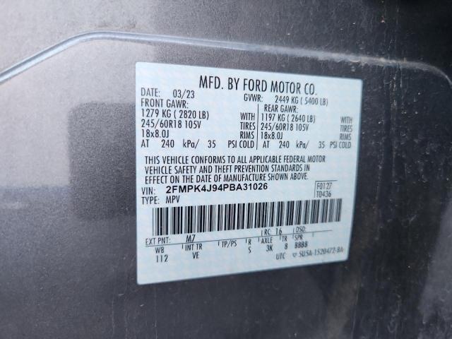 2023 FORD EDGE SEL - 2FMPK4J94PBA31026
