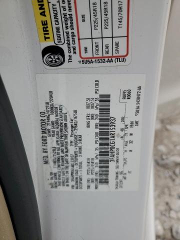 2010 FORD FUSION SEL - 3FAHP0CG1AR153937
