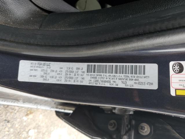 2019 RAM 1500 LARAMIE - 1C6RREJTXKN884836