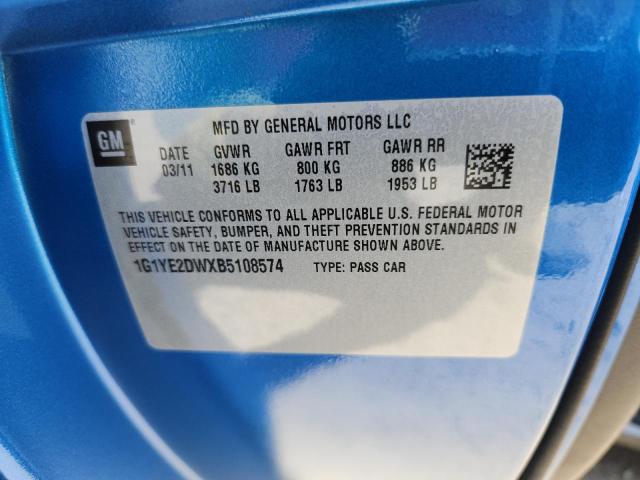 2011 CHEVROLET CORVETTE #3263746707