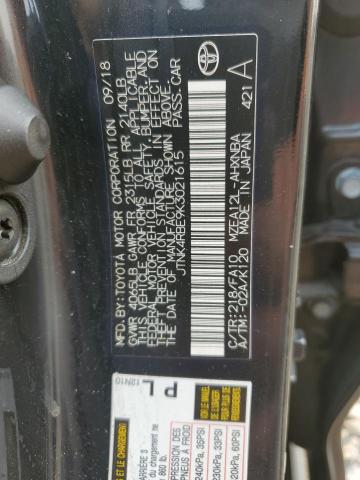 2019 TOYOTA COROLLA SE JTNK4RBE9K3021615