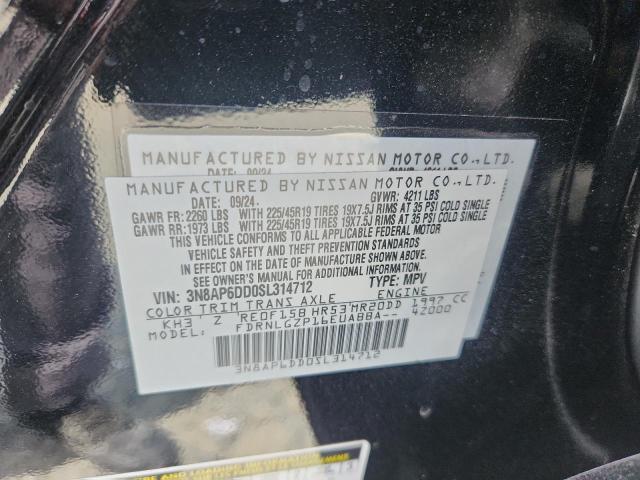2025 NISSAN KICKS SR - 3N8AP6DD0SL314712