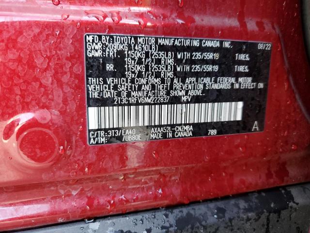 2022 TOYOTA RAV4 XLE P 2T3C1RFV6NW222837