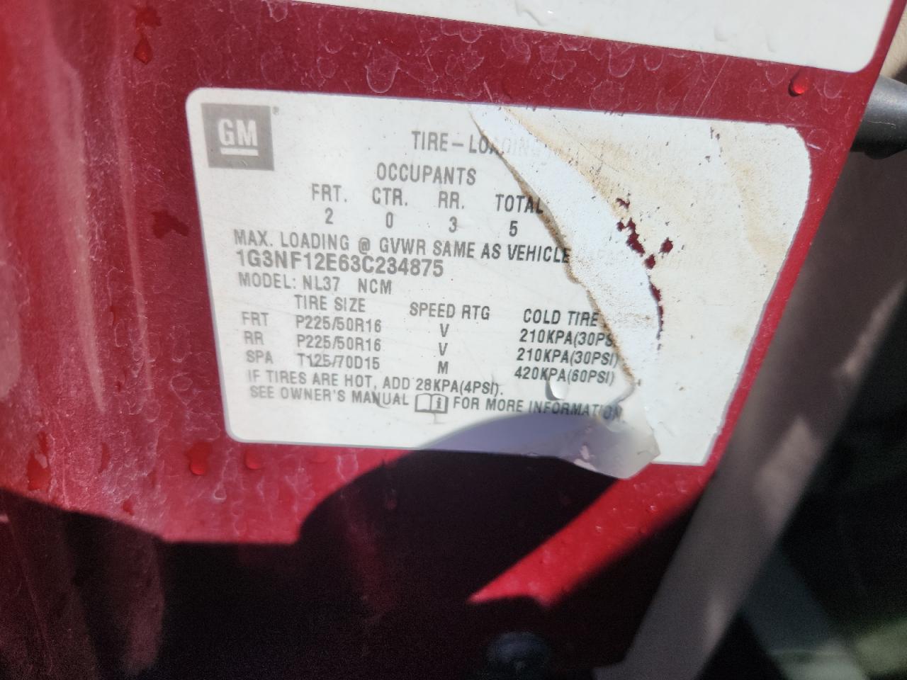 Lot #3276405675 2003 OLDSMOBILE ALERO GLS