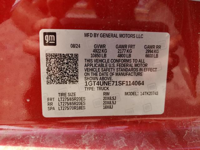 2025 GMC SIERRA K2500 SLT 1GT4UNE71SF114064