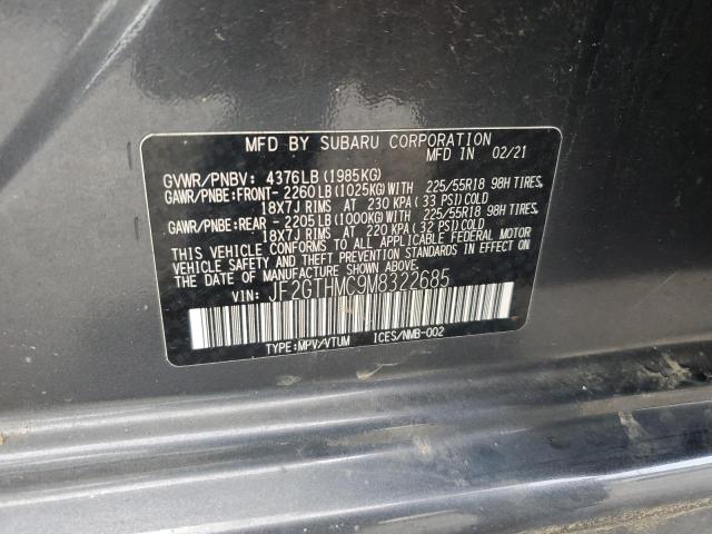 2021 SUBARU CROSSTREK - JF2GTHMC9M8322685