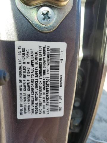 2015 HONDA CIVIC LX #3310393956