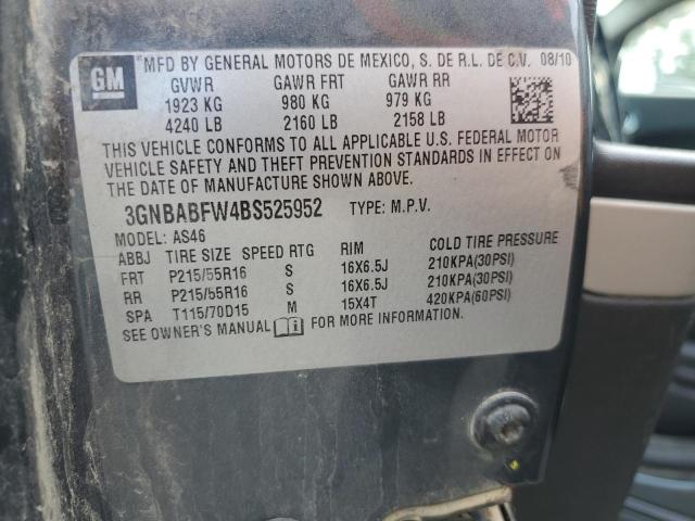 2011 CHEVROLET HHR LT - 3GNBABFW4BS525952