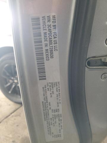2020 DODGE JOURNEY SE 3C4PDCAB0LT280630