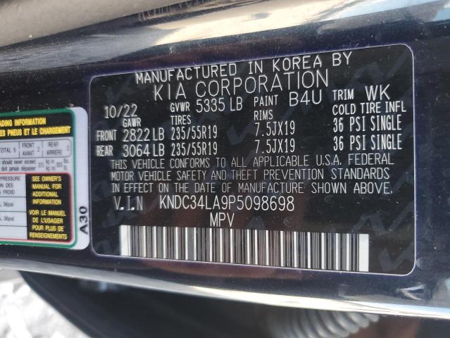 2023 KIA EV6 LIGHT KNDC34LA9P5098698