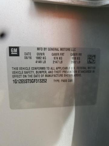 2016 CHEVROLET MALIBU LT 1G1ZE5ST5GF313252
