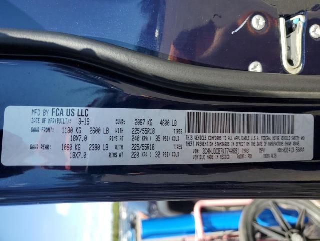 2019 JEEP COMPASS LIMITED 3C4NJDCB7KT740691