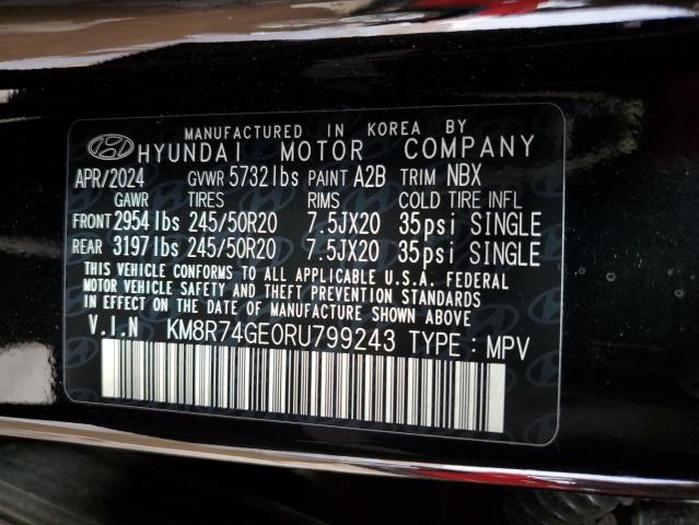 2024 HYUNDAI PALISADE C KM8R74GE0RU799243