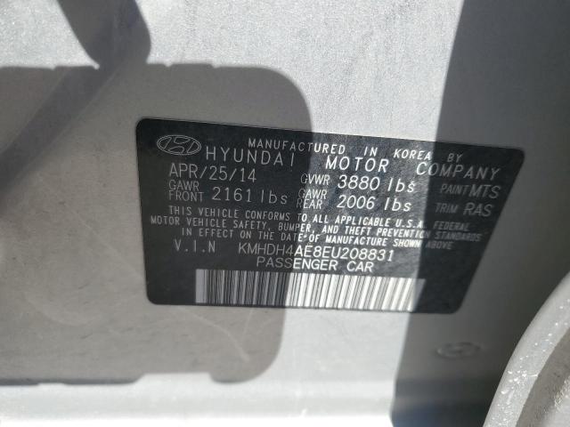 2014 HYUNDAI ELANTRA SE - KMHDH4AE8EU208831