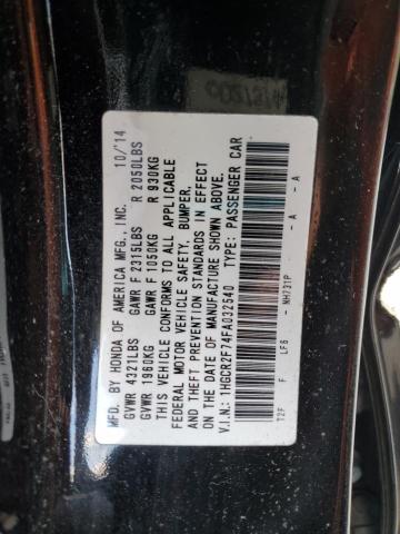2015 HONDA ACCORD EX 1HGCR2F74FA032540