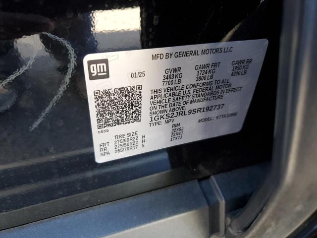 2025 GMC YUKON XL D 1GKS2JRL9SR192737