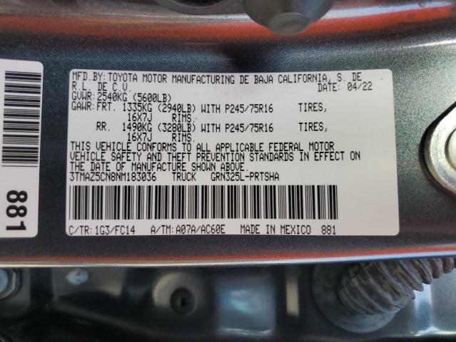 2022 TOYOTA TACOMA DOU 3TMAZ5CN8NM183036
