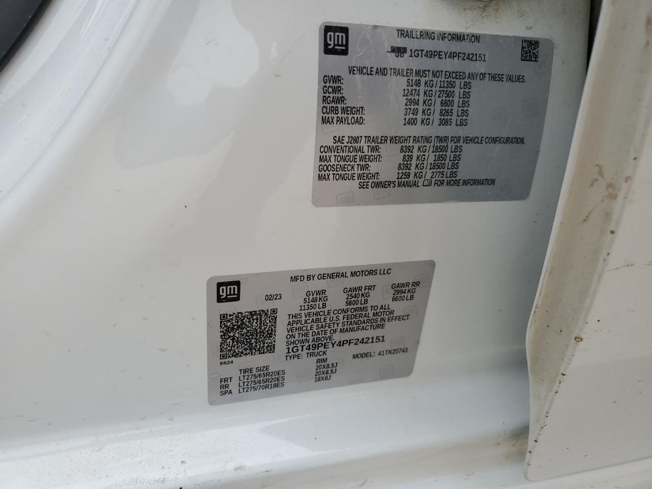 GMC SIERRA 2500HD K2500 AT4