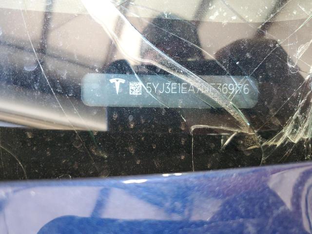 2022 TESLA MODEL 3 5YJ3E1EA7NF369176